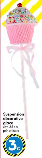 TEDi Suspension décorative glace offre