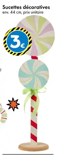 TEDi Sucettes décoratives offre