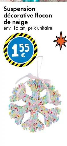 TEDi Suspension décorative flocon de neige offre