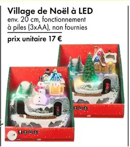 TEDi Village de Noël à LED offre