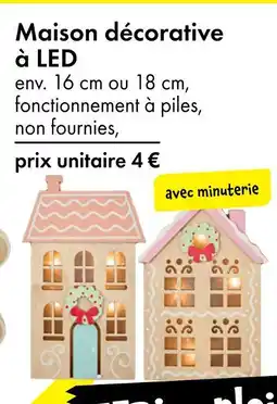 TEDi Maison décorative à LED offre