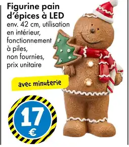 TEDi Figurine pain d'épices à LED offre