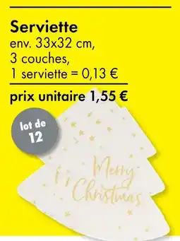 TEDi Serviette offre