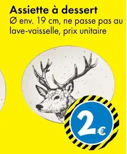 TEDi Assiette à dessert offre