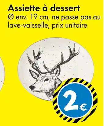 TEDi Assiette à dessert offre
