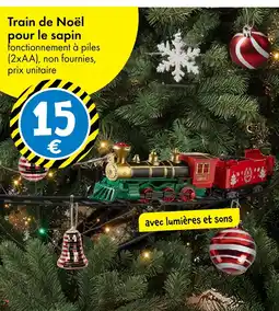 TEDi Train de Noël pour le sapin offre