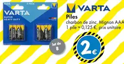 TEDi VARTA Piles offre