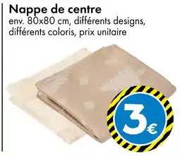 TEDi Nappe de centre offre