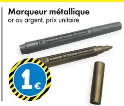 TEDi Marqueur métallique offre