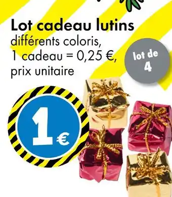 TEDi Lot cadeau lutins offre