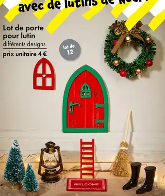 TEDi Lot de porte pour lutin offre