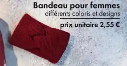 TEDi Bandeau pour femmes offre
