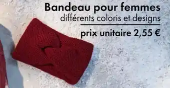 TEDi Bandeau pour femmes offre