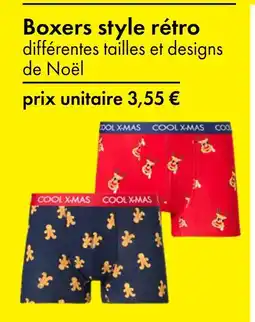 TEDi Boxers style rétro offre