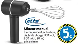 TEDi Elta Mixeur manuel offre