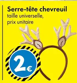TEDi Serre-tête chevreuil offre