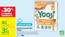 Carrefour Market Haché de poulet bio yooji offre