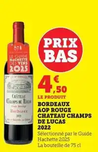 Bi1 Hachette - bordeaux aop rouge offre