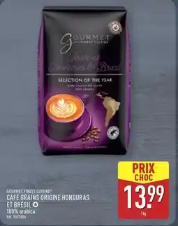 ALDI Gourmet gold - cafe grains origine honduras et bresil offre