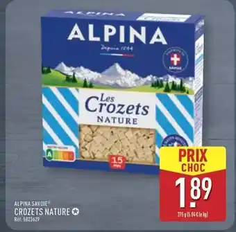 ALDI Alpina - crozets nature offre