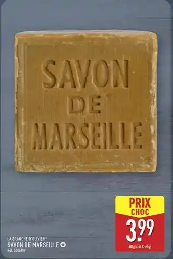 ALDI Savon de marseille offre