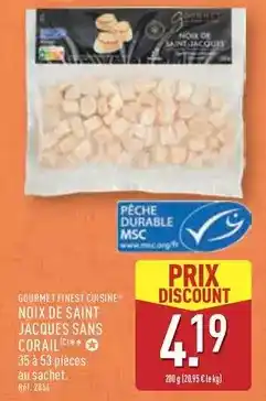 ALDI Durable - noix de saint- jacques sans corail offre