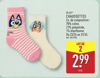 ALDI Chaussettes offre