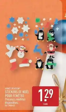 ALDI Home creation - stickers de noel pour femetre offre