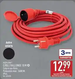 ALDI Câble rallonge 10 m offre