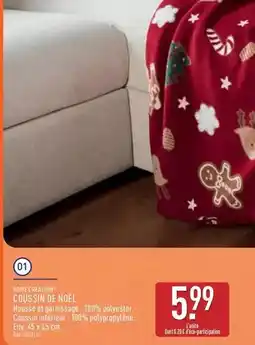 ALDI Home creation - coussin de noel offre