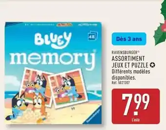 ALDI Bluey - assortiment jeux et puzzle offre