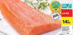 Carrefour Market Filet de saumon atlantique asc filiere qualite carrefour offre