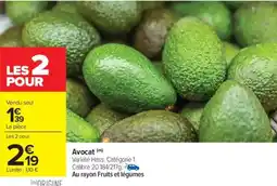 Carrefour Market Avocat offre