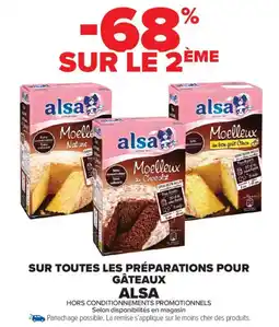 Carrefour Market Sur toutes les préparations pour gâteaux alsa offre