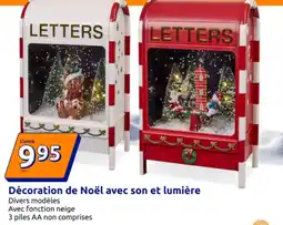 Action Décoration de noël avec son et lumière offre