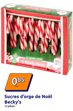 Action Sucres d'orge de noël becky's offre