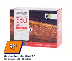 Action Guirlande stalactite led offre