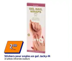 Action Stickers pour ongles en gel jacky-m offre