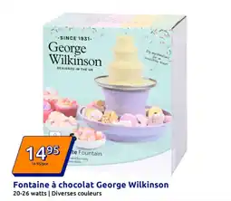 Action Fontaine à chocolat george wilkinson offre