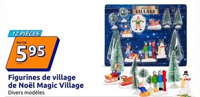 Action Figurines de village de noël magic village offre