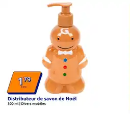 Action Distributeur de savon de noël offre