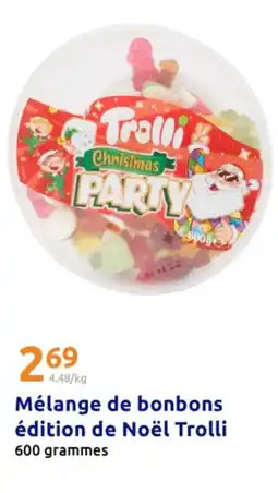 Action Mélange de bonbons édition de noël trolli offre