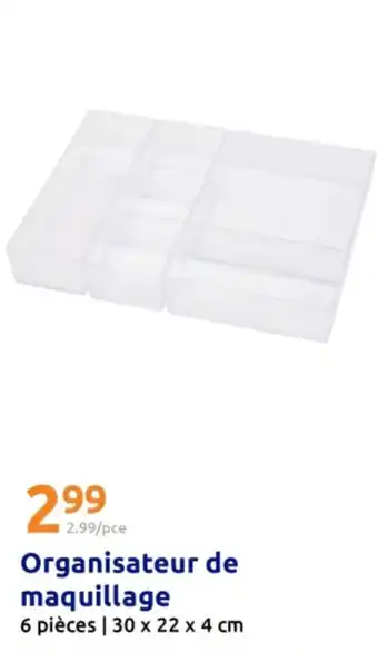 Action Organisateur de maquillage offre