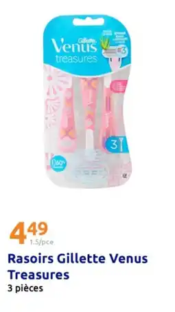Action Rasoirs gillette venus treasures offre