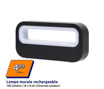 Action Lampe murale rechargeable offre
