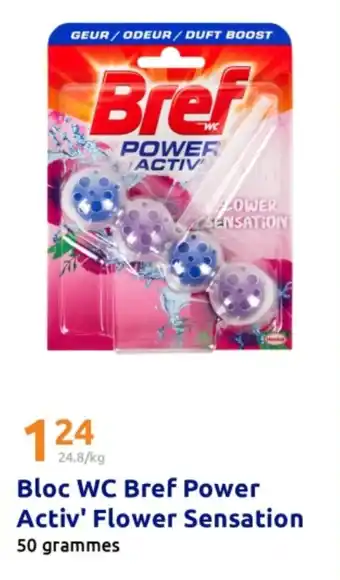 Action Bloc wc bref power activ' flower sensation offre