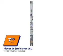 Action Piquet de jardin avec led offre