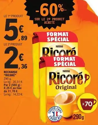 E.Leclerc Express Recharge ricore offre