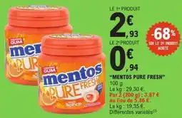 E.Leclerc Express Mentos pure fresh offre