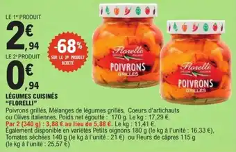 E.Leclerc Express Légumes cuisinés florelli offre